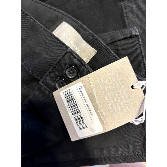 Everlane The Organic Kick Flare Pant in Black 8 NWT - Picture 4 of 6